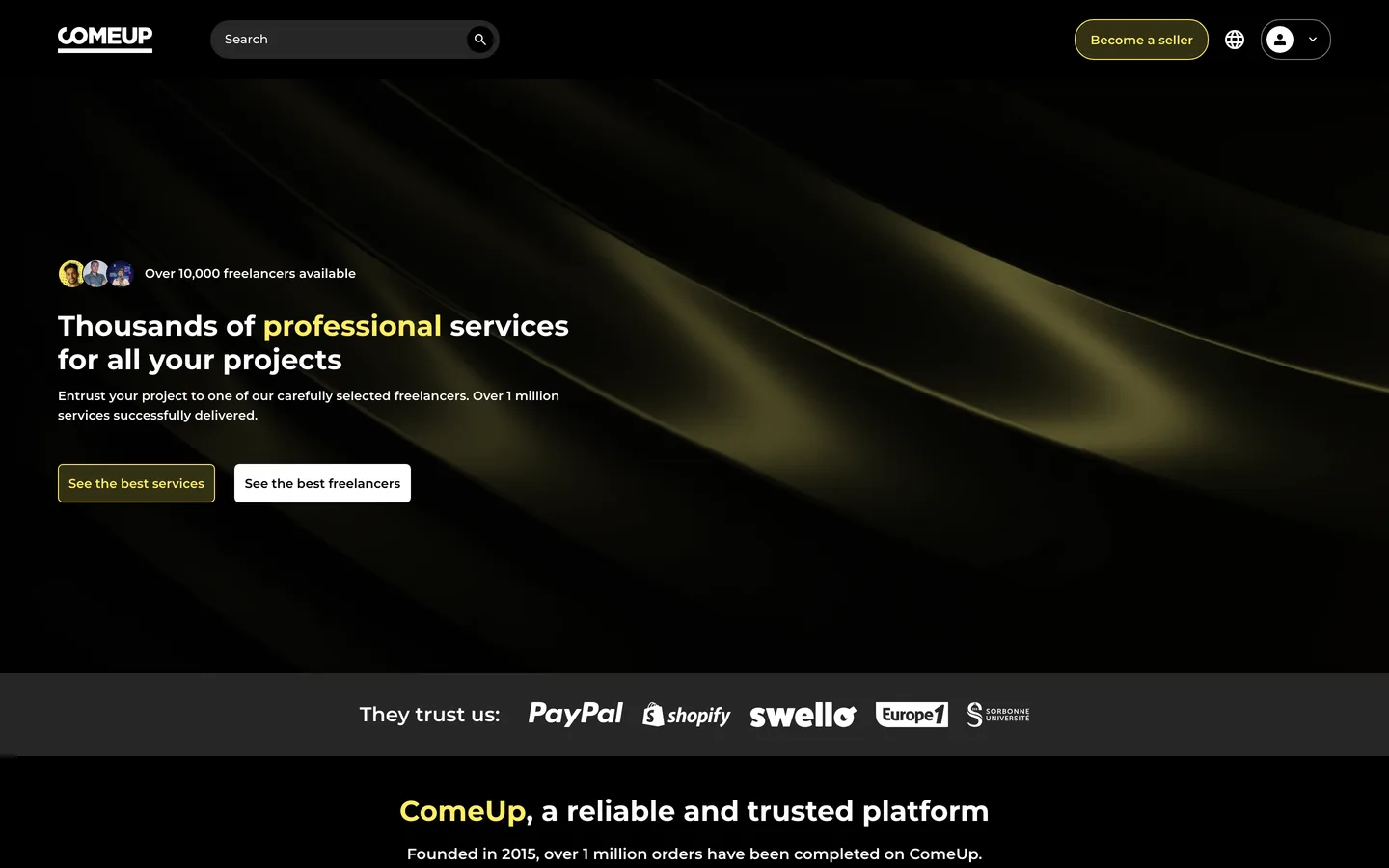 5euros.com (ComeUp) : la plateforme française de microservices freelance 5euros.com (ComeUp) : la plateforme française de microservices freelance