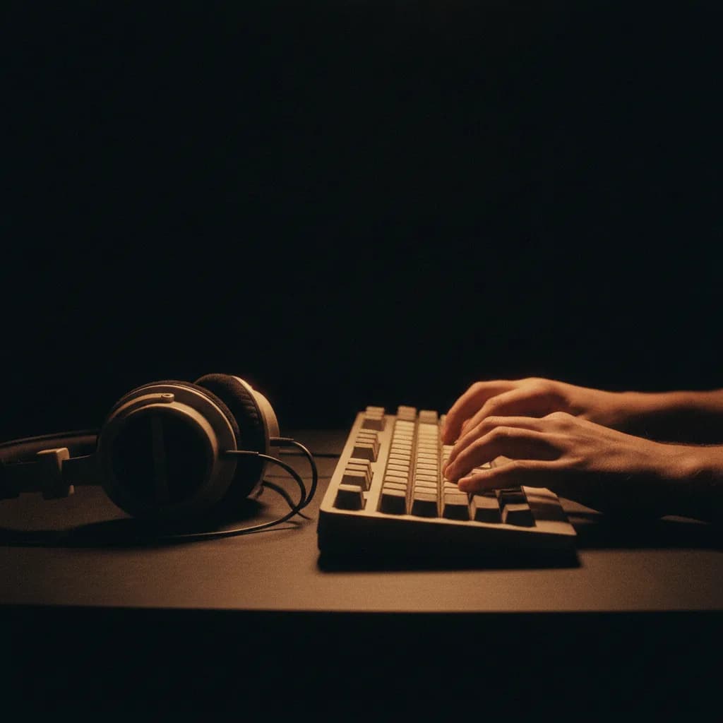 Image corps – main sur clavier accessibilité Image corps – main sur clavier accessibilité