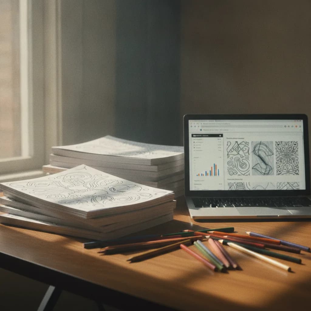Amazon KDP : créer des livres de coloriage générés par IA