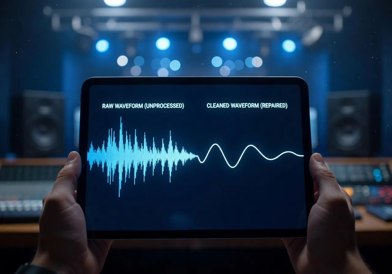 Image corps – Waveform avant/après Image corps – Waveform avant/après