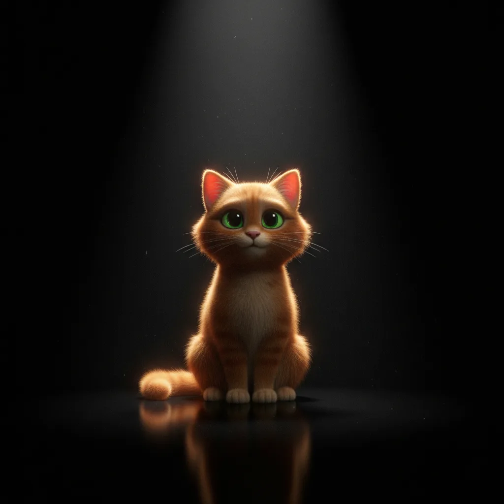 Illustration – Personnage animal Pixar sur fond neutre Illustration – Personnage animal Pixar sur fond neutre