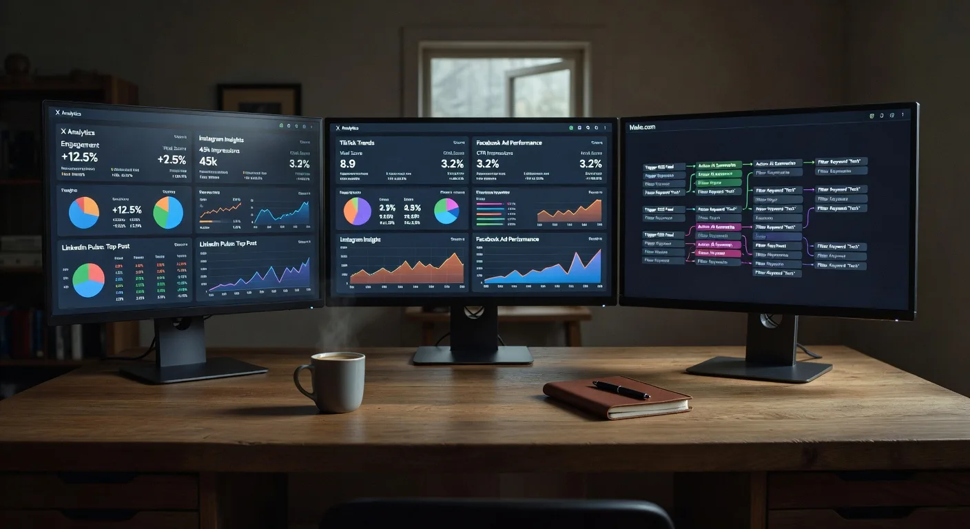 L'automatisation des publications vidéo sur les réseaux sociaux avec l'IA et Make