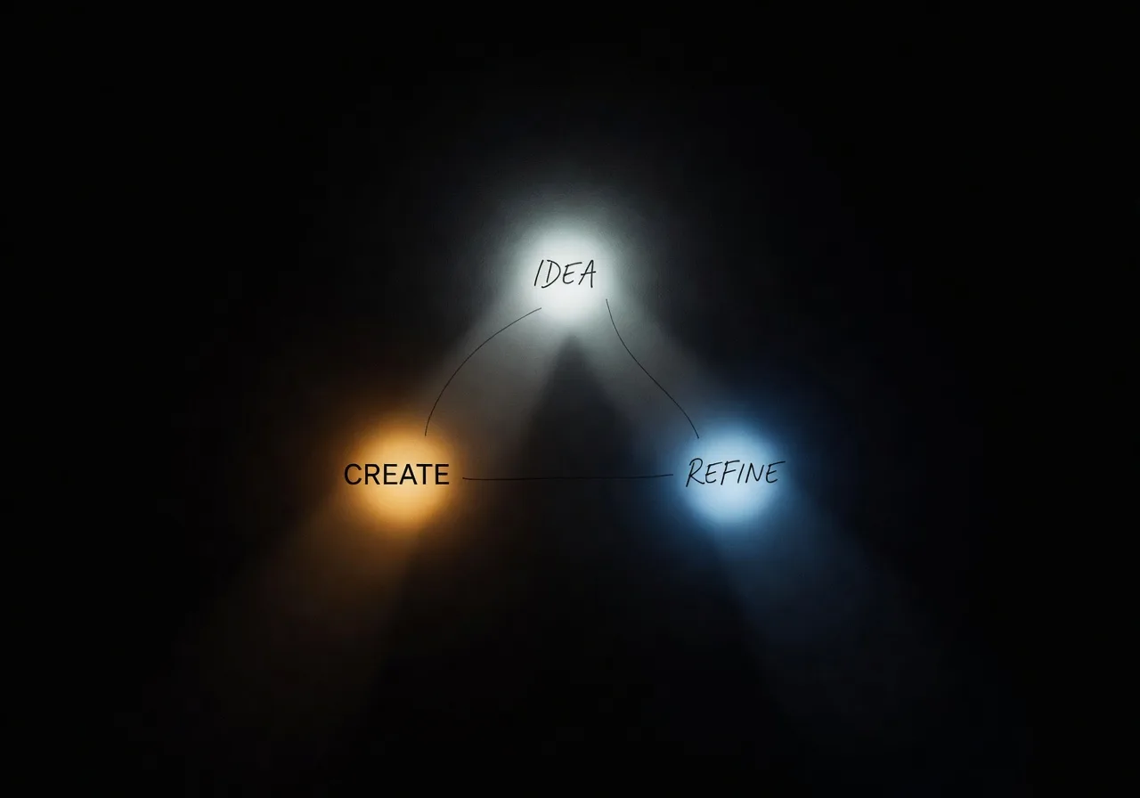 Image corps – Diagramme minimal d’automatisation sur fond noir Image corps – Diagramme minimal d’automatisation sur fond noir