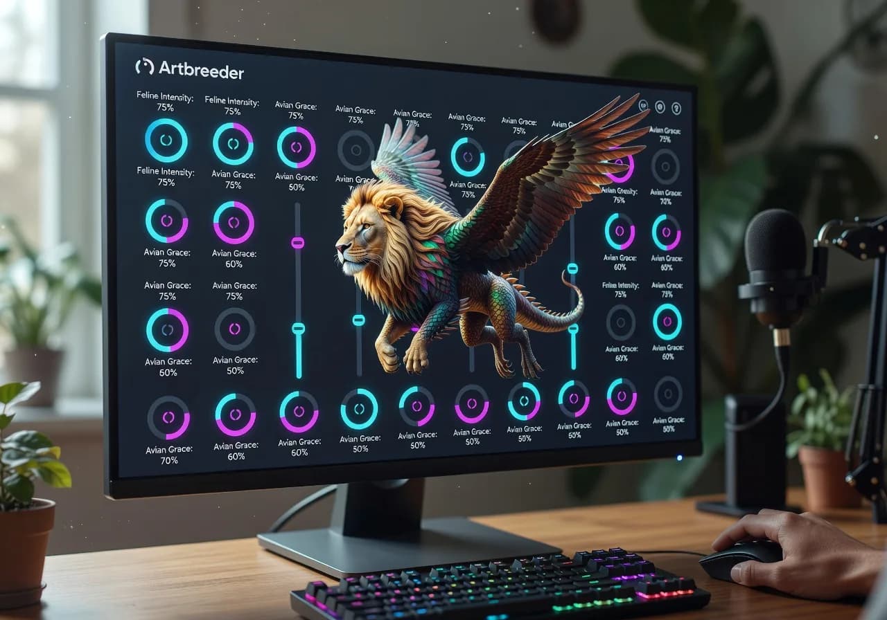 Image corps – Curseurs et mélange Artbreeder Image corps – Curseurs et mélange Artbreeder