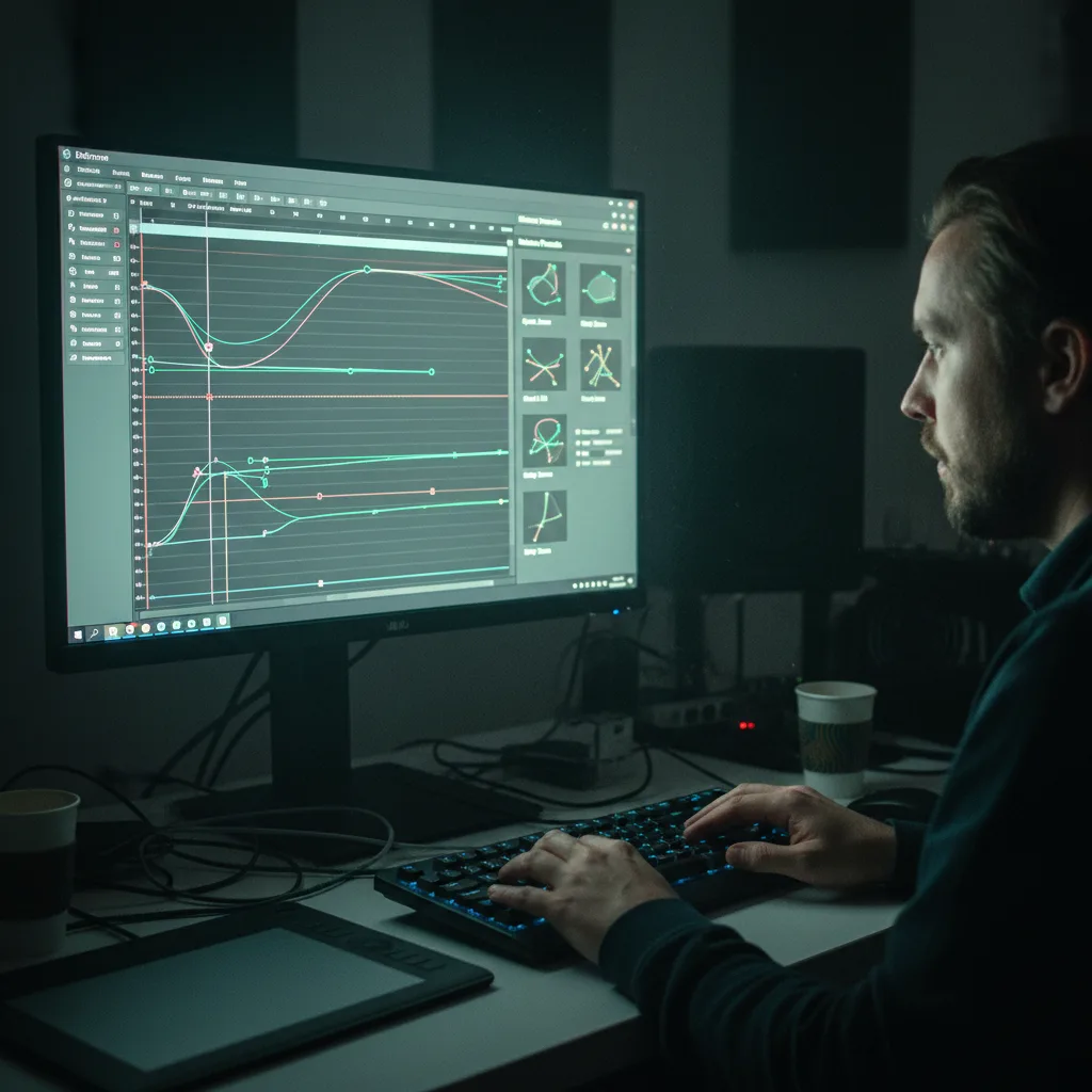 Image corps – Interface Deforum : keyframes et presets Image corps – Interface Deforum : keyframes et presets