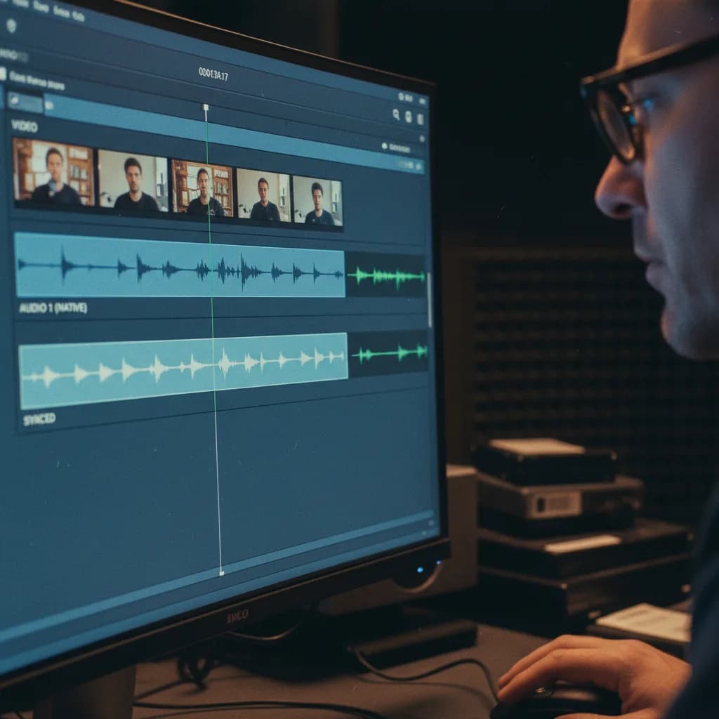 Image corps – Timeline vidéo avec piste audio native Veo Image corps – Timeline vidéo avec piste audio native Veo