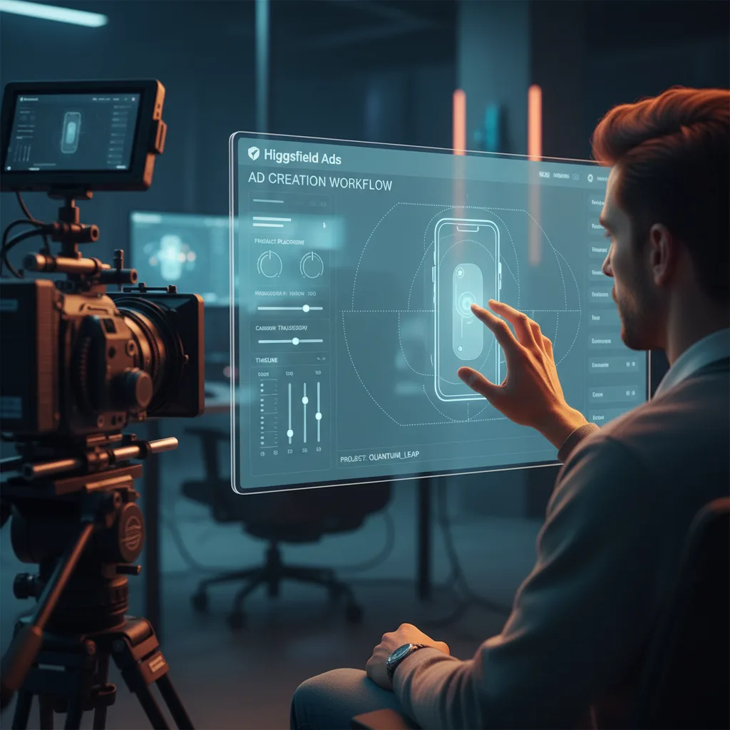 Image corps – Higgsfield Ads 2.0 : brief produit et mouvement Image corps – Higgsfield Ads 2.0 : brief produit et mouvement
