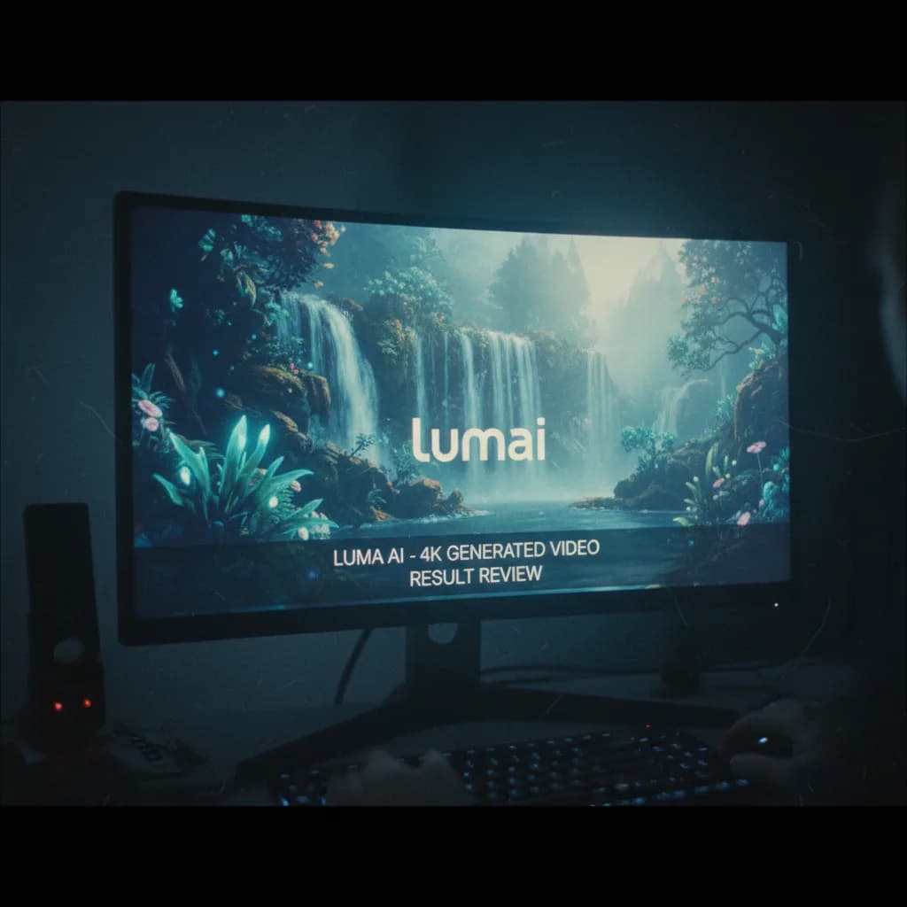Image corps – Résultat Luma 4K sur écran Image corps – Résultat Luma 4K sur écran
