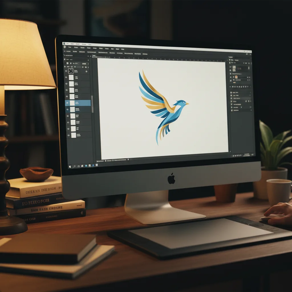 Image corps – Logo Recraft importé dans Illustrator Image corps – Logo Recraft importé dans Illustrator