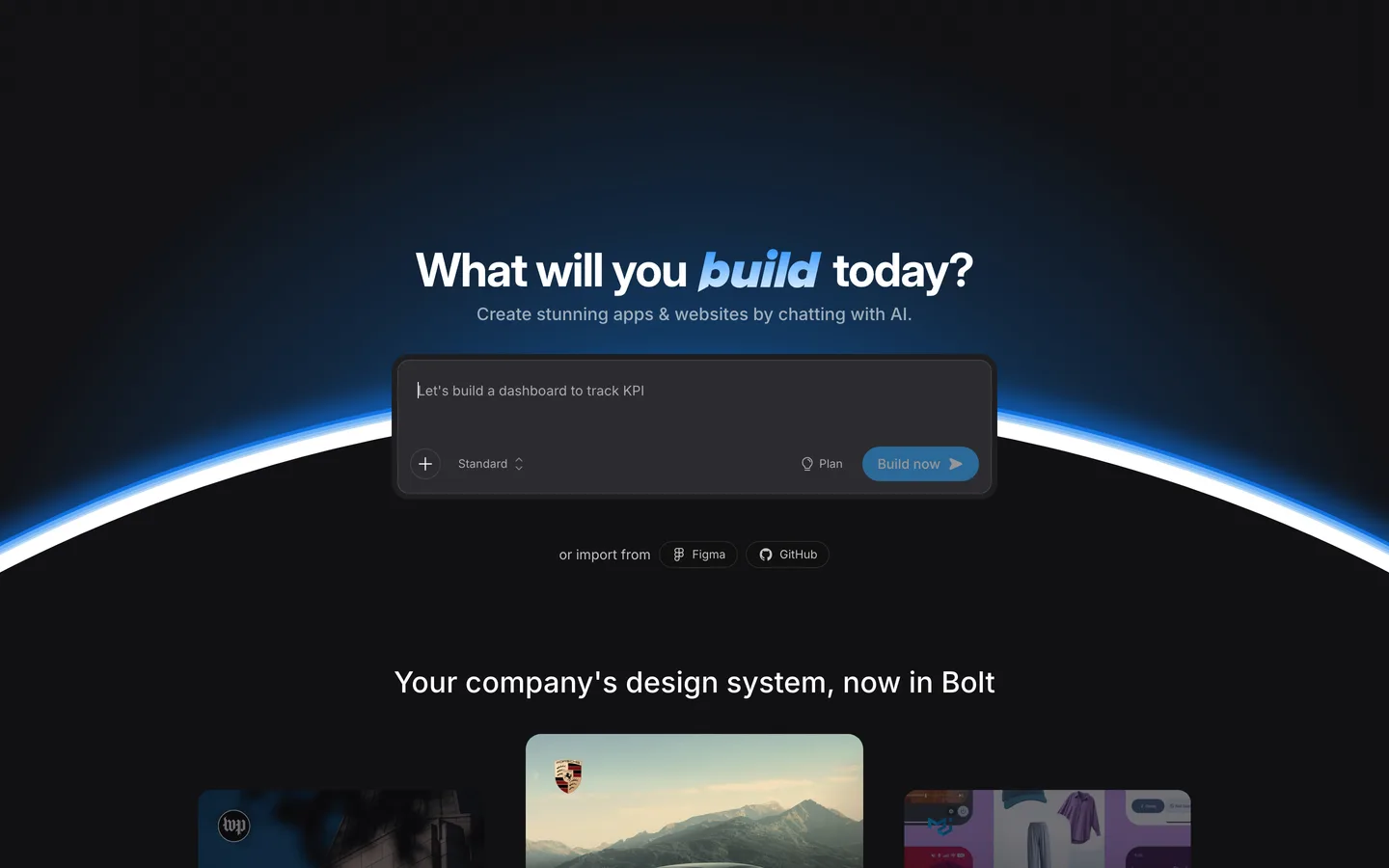 Bolt.new, interface de création d'apps par IA Bolt.new, interface de création d'apps par IA
