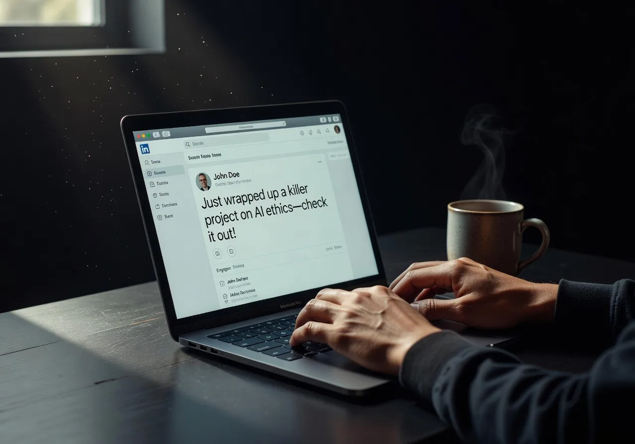 Illustration – Création de contenu LinkedIn Illustration – Création de contenu LinkedIn