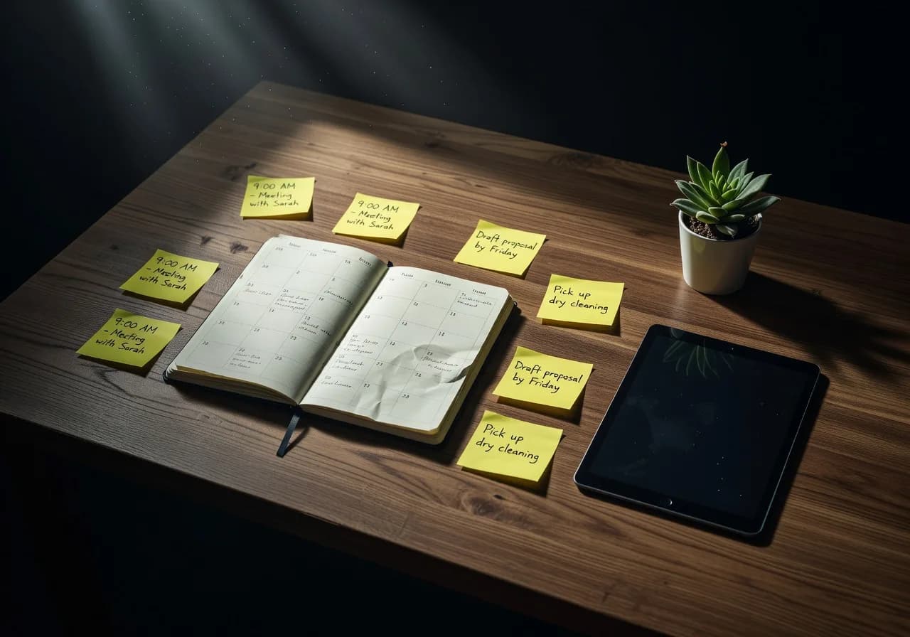 Illustration – Organisation et productivité avec l'IA Illustration – Organisation et productivité avec l'IA