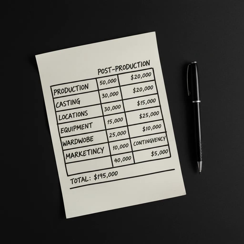 Image corps – Grille de budget Image corps – Grille de budget