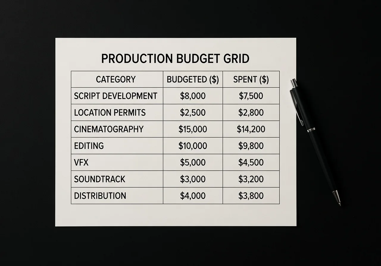 Image corps – Grille de budget Image corps – Grille de budget