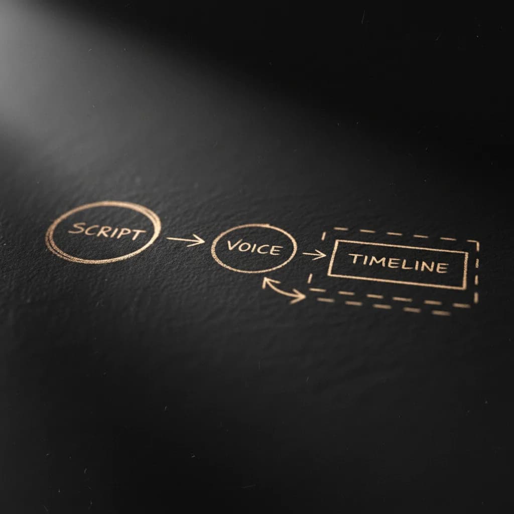 Workflow script, clone, montage pour tutoriels Workflow script, clone, montage pour tutoriels