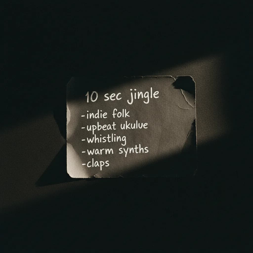 Prompt jingle et durée cible Prompt jingle et durée cible