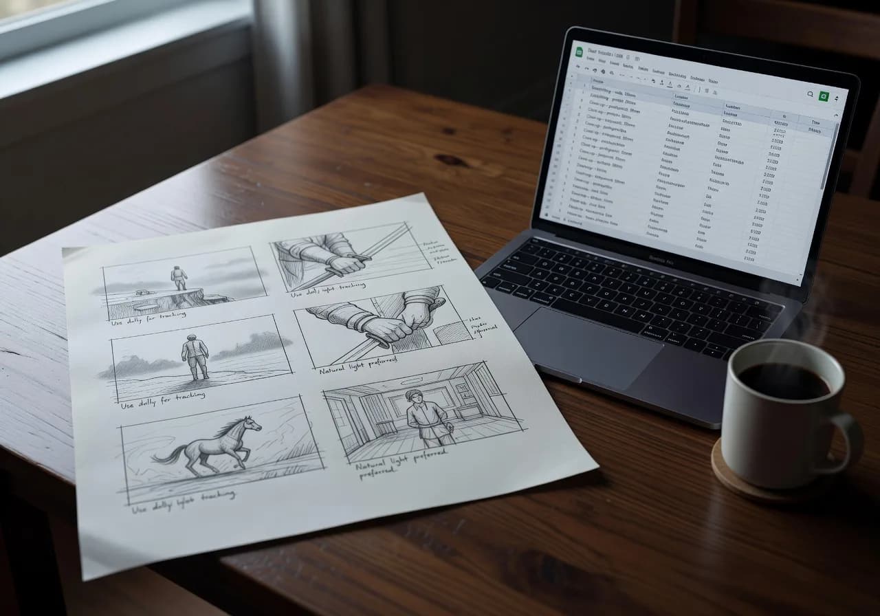 Image corps – Storyboard et découpage, préproduction Image corps – Storyboard et découpage, préproduction