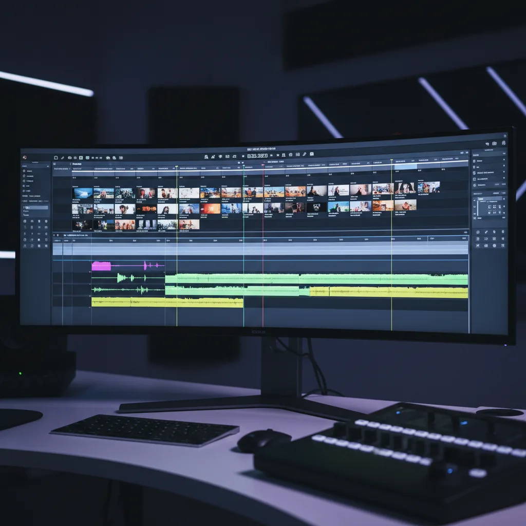 Image corps – Timeline de montage, plans et pistes son Image corps – Timeline de montage, plans et pistes son