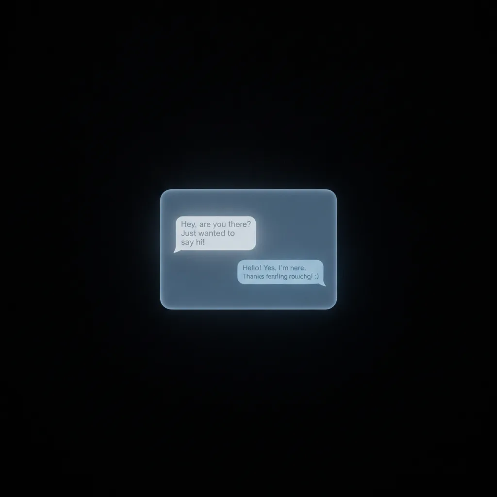 Image corps – Premier message Image corps – Premier message