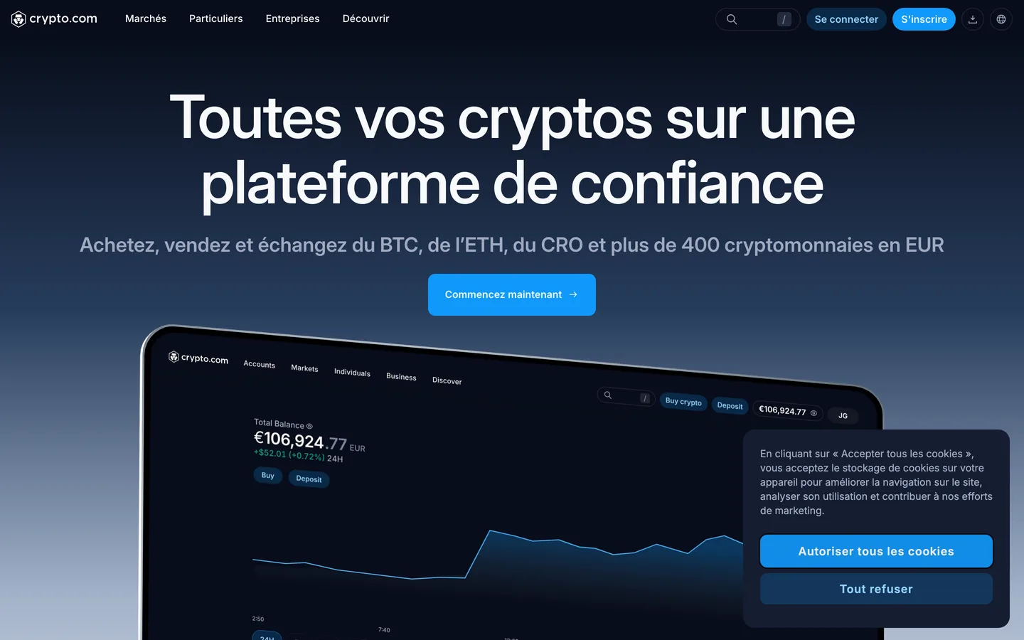 Crypto.com avis 2026 : exchange, carte Visa, frais et ce qu'on ne vous dit pas