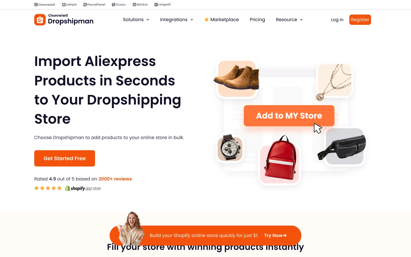 Aperçu du produit Dropshipman Easy Dropshipping (capture) Aperçu du produit Dropshipman Easy Dropshipping (capture)
