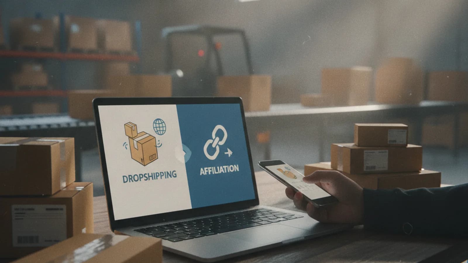 Dropshipping ou affiliation : lequel choisir selon ta situation réelle