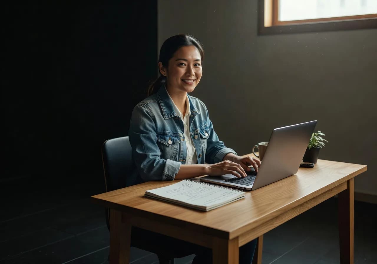 Illustration – Parcours de reconversion réussi Illustration – Parcours de reconversion réussi