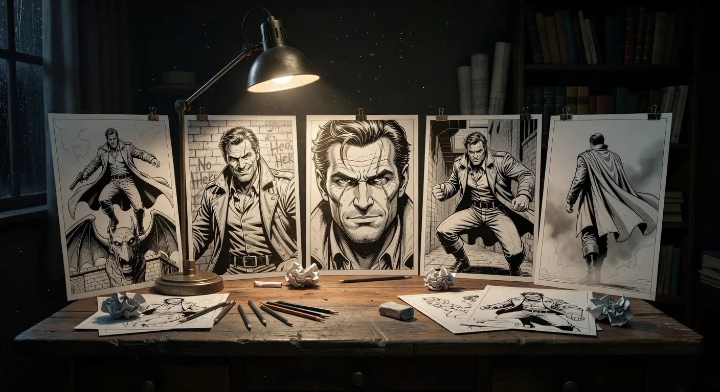 Générer des personnages de BD cohérents sous tous les angles