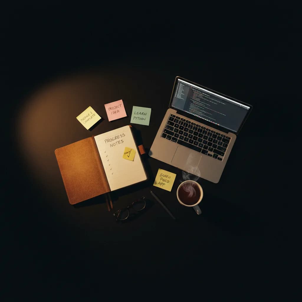 Illustration – Parcours d'apprentissage IA Illustration – Parcours d'apprentissage IA