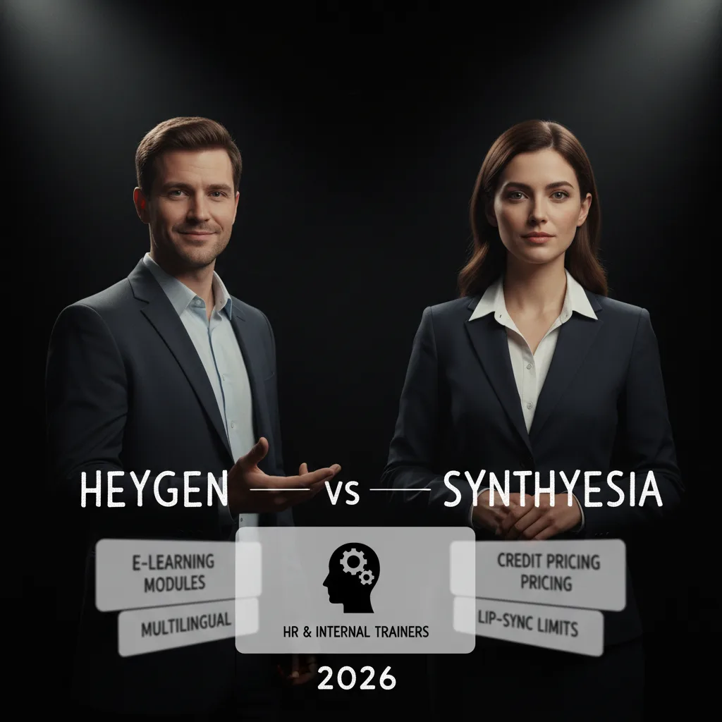 Responsable formation choisissant entre HeyGen et Synthesia selon son budget Responsable formation choisissant entre HeyGen et Synthesia selon son budget
