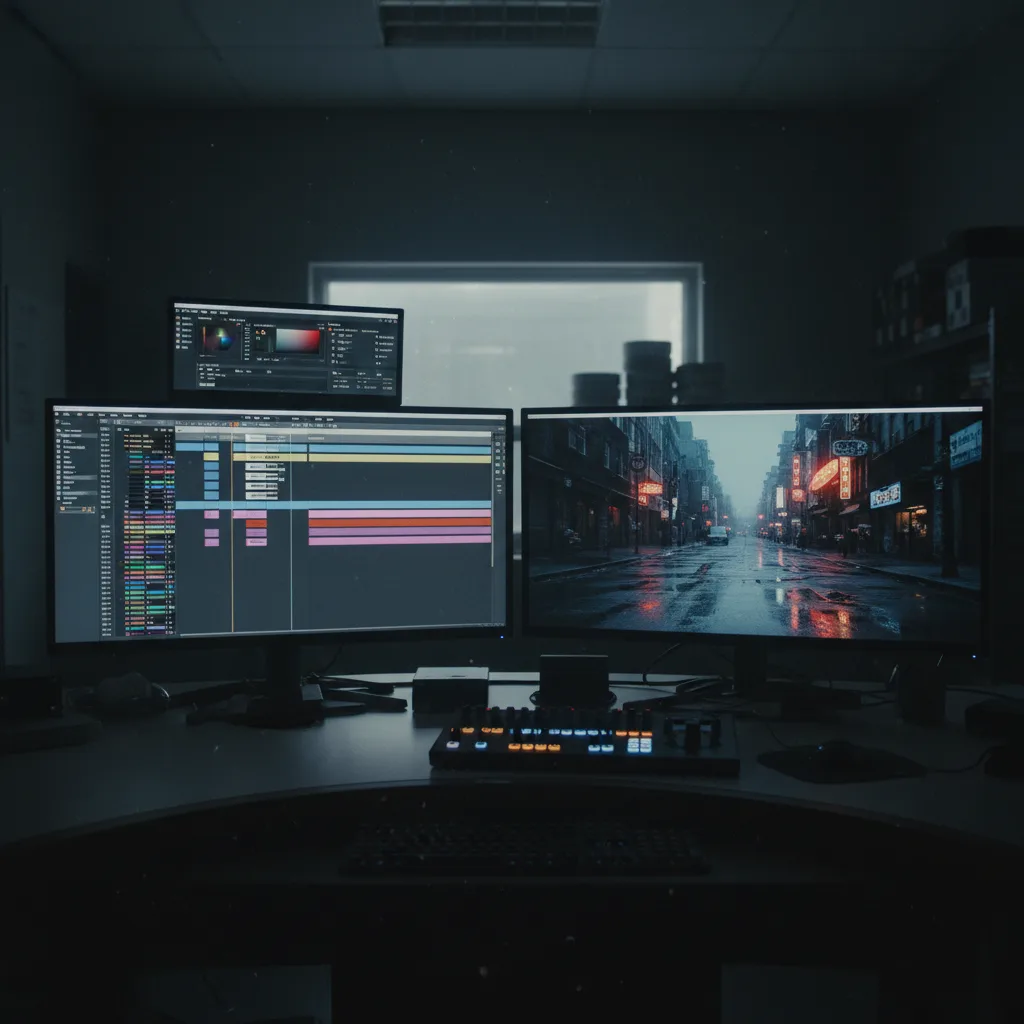 Image corps – Interface Premiere Pro avec masque et effet Image corps – Interface Premiere Pro avec masque et effet