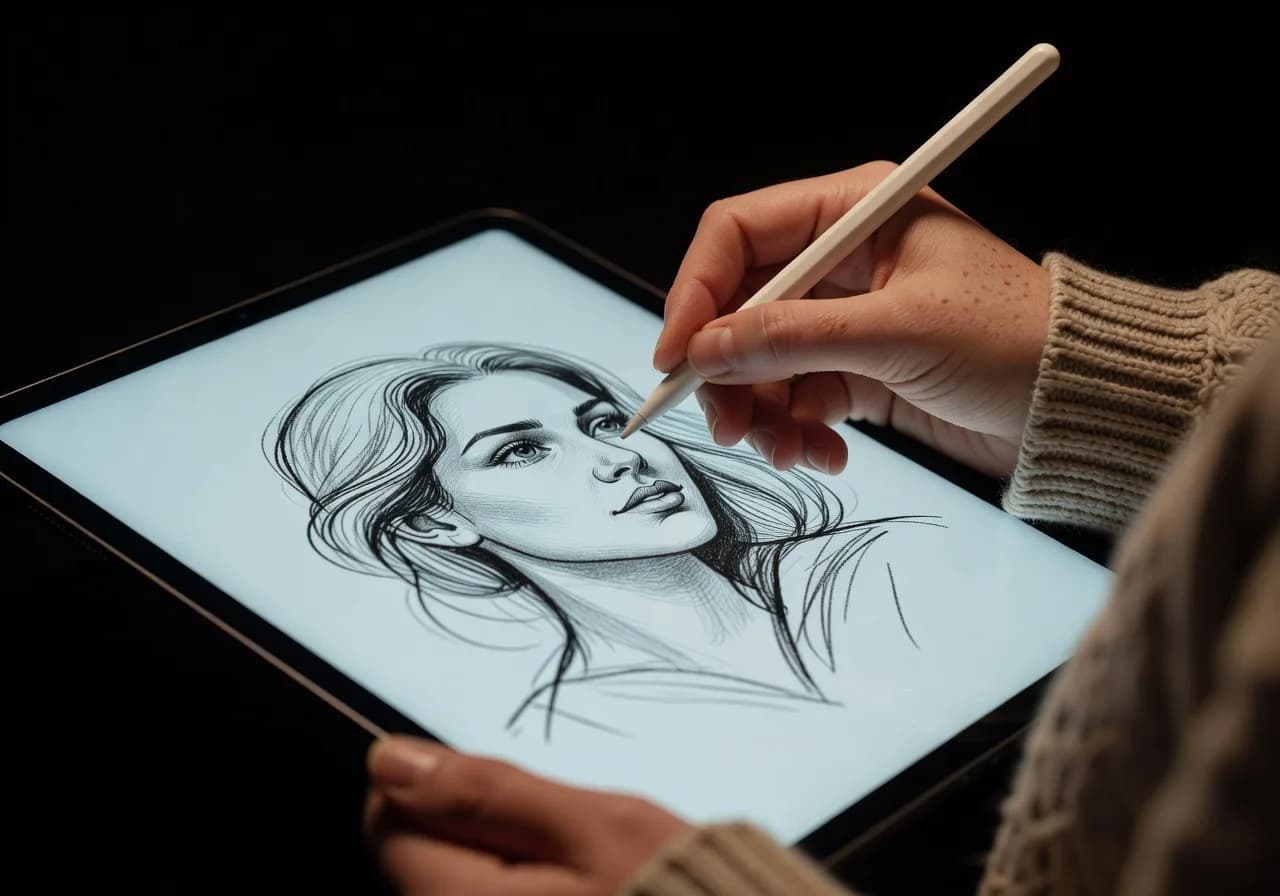Image corps – Apple Pencil création Image corps – Apple Pencil création