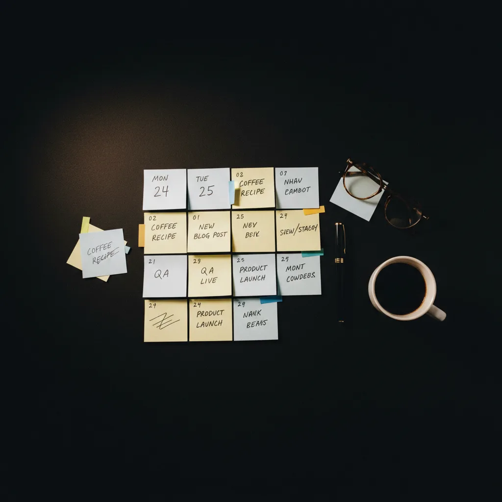 Image corps – Calendrier et brouillons Image corps – Calendrier et brouillons