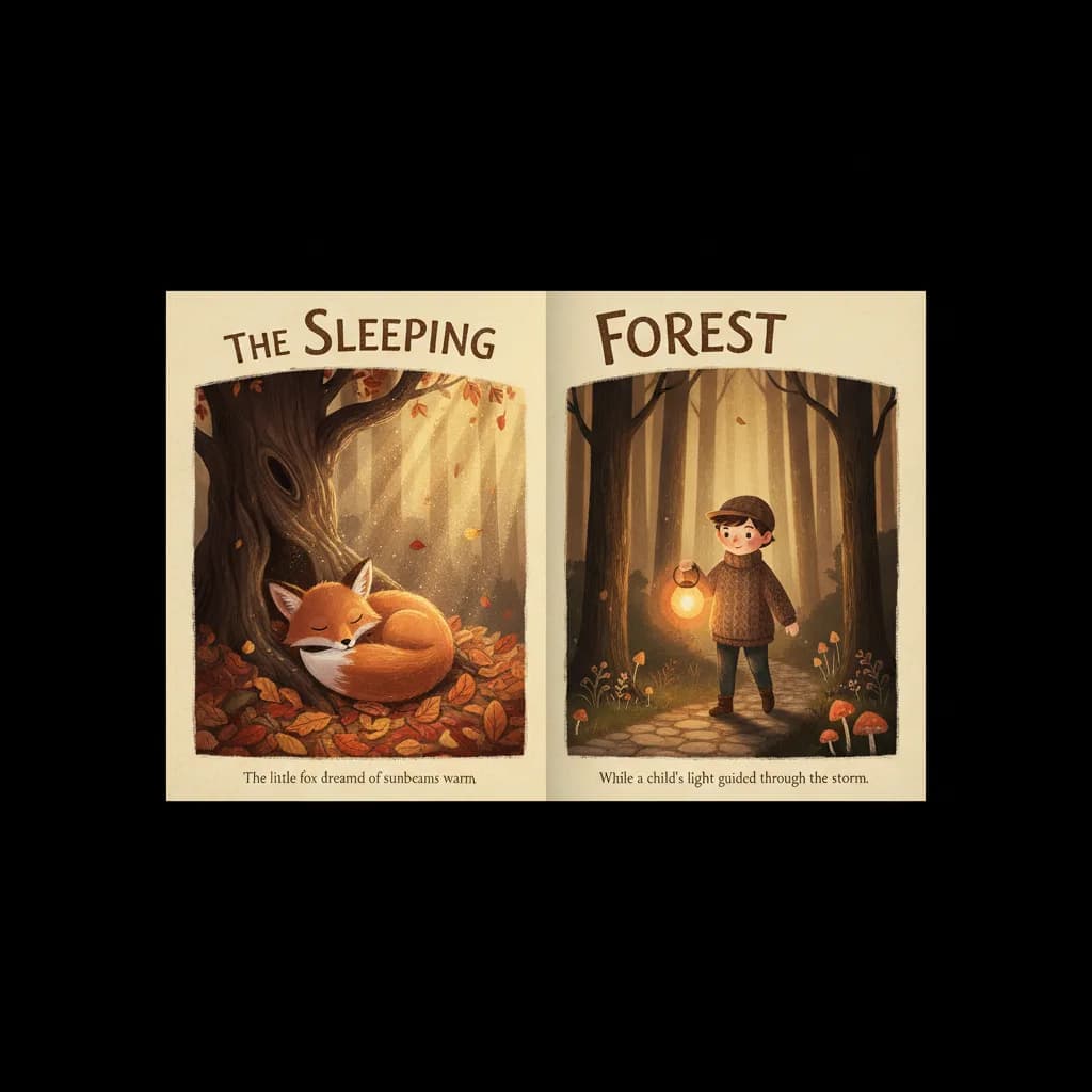 Illustration – Feuille de style et premières planches d’un livre pour enfants Illustration – Feuille de style et premières planches d’un livre pour enfants