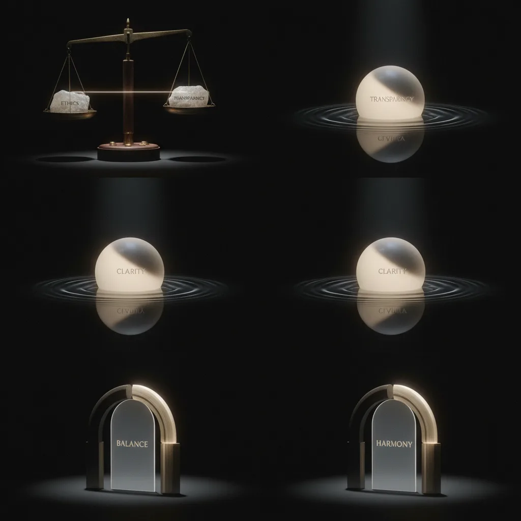 Image corps – Éthique et transparence, concept Image corps – Éthique et transparence, concept