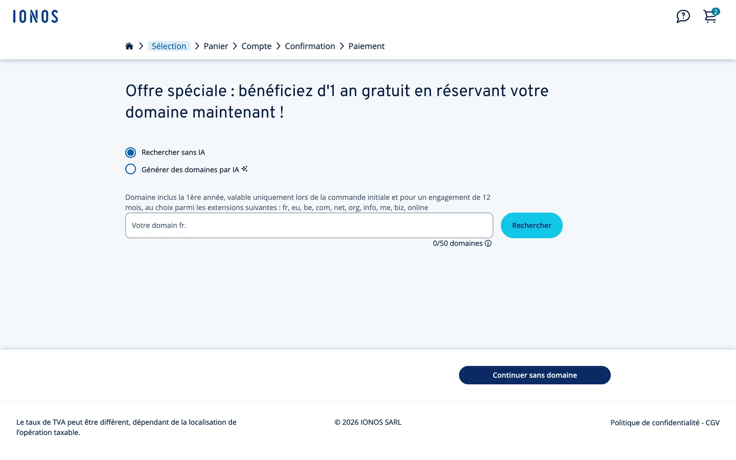 Commerce en ligne IONOS Commerce en ligne IONOS