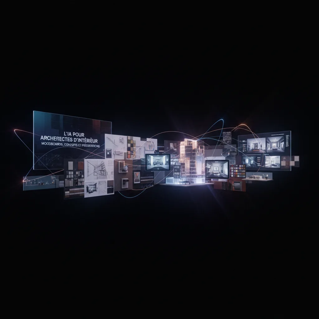 L’IA pour architectes d’intérieur : moodboards, concepts et présentations