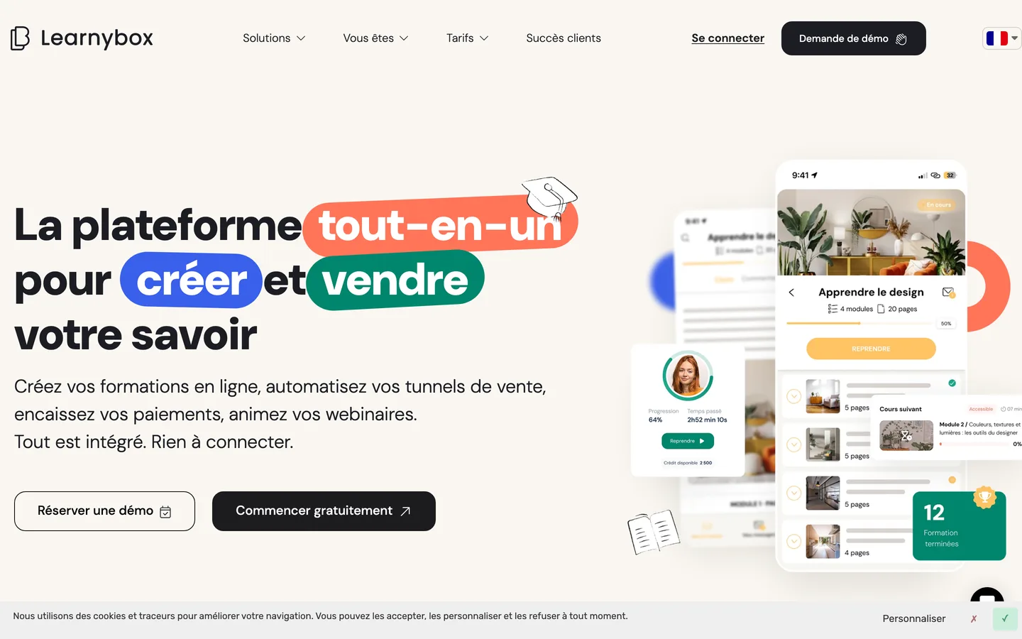 LearnyBox, plateforme française pour vendre des formations en ligne LearnyBox, plateforme française pour vendre des formations en ligne