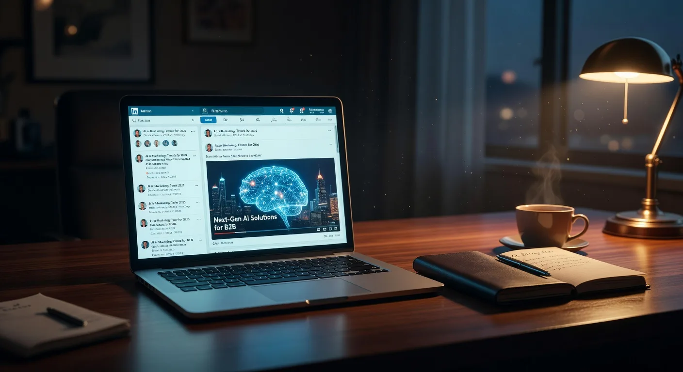 Attirer des clients B2B sur LinkedIn avec des vidéos génératives