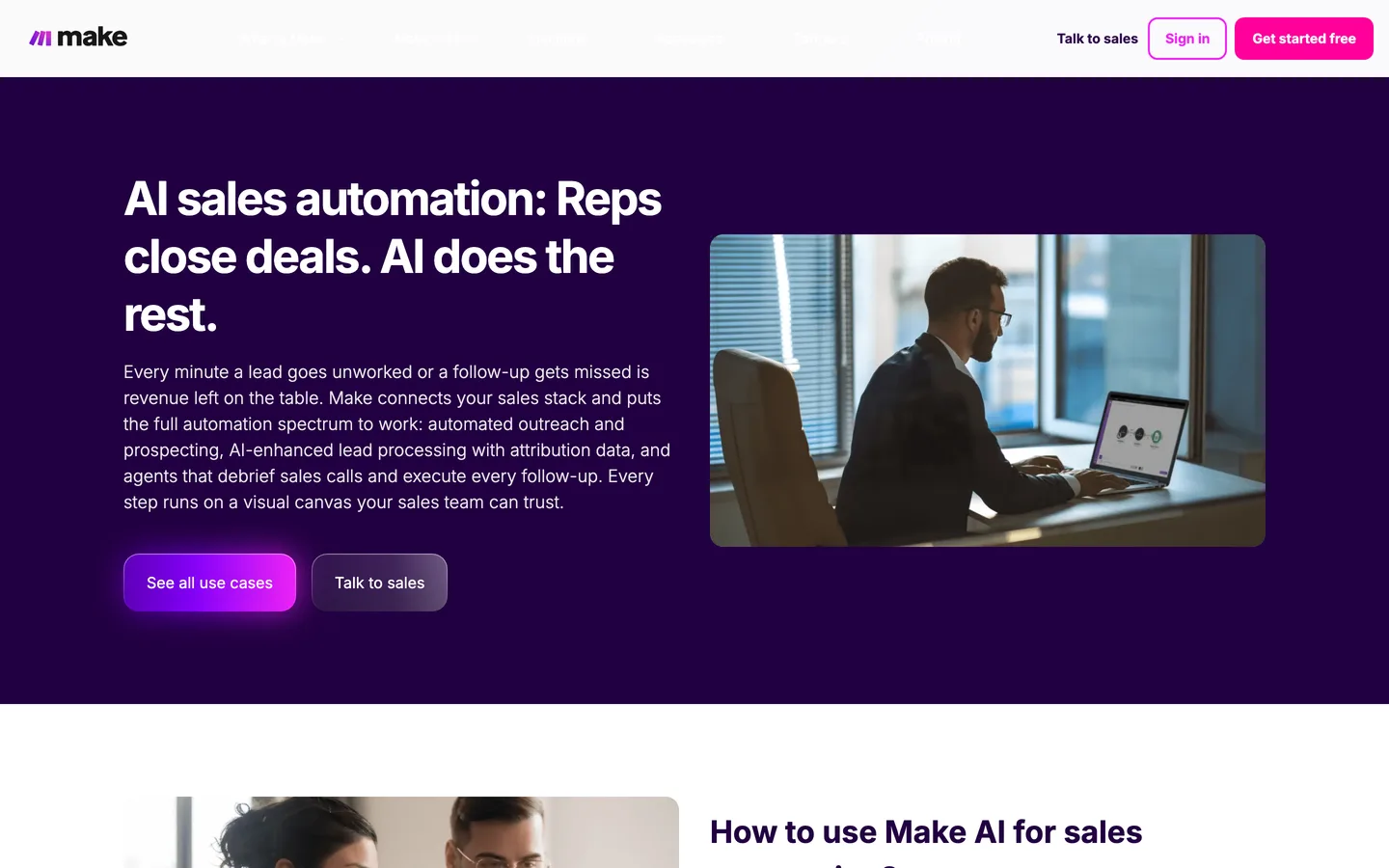 Page tarifs de Make Com (capture) Page tarifs de Make Com (capture)
