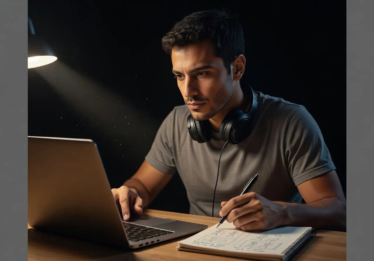 Illustration – Production vidéo avec IA Illustration – Production vidéo avec IA