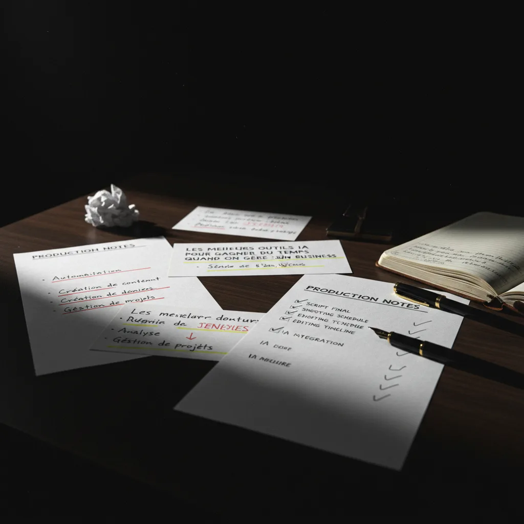 Les meilleurs outils IA pour gagner du temps quand on gère seul son business workflow Les meilleurs outils IA pour gagner du temps quand on gère seul son business workflow