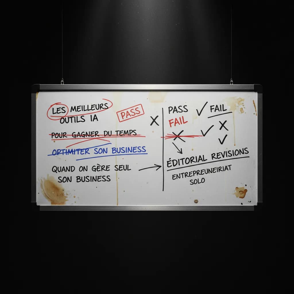 Les meilleurs outils IA pour gagner du temps quand on gère seul son business quality control Les meilleurs outils IA pour gagner du temps quand on gère seul son business quality control