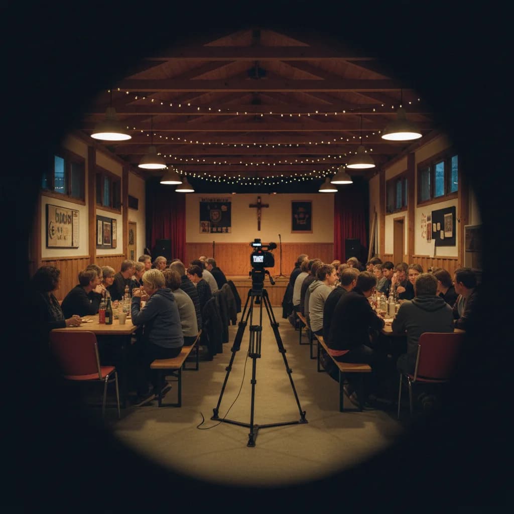 Tournage documentaire dans une salle associative, lumière naturelle Tournage documentaire dans une salle associative, lumière naturelle