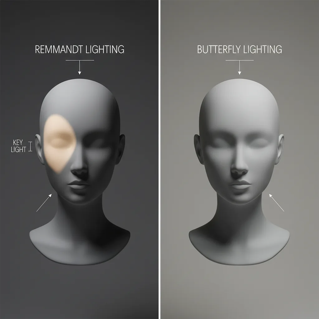 Image corps – Schéma Rembrandt vs Butterfly Image corps – Schéma Rembrandt vs Butterfly