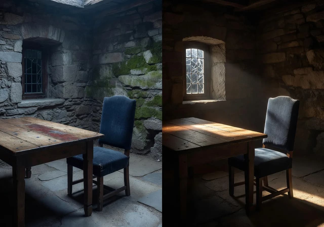 Image corps – Avant / après structure du prompt Image corps – Avant / après structure du prompt