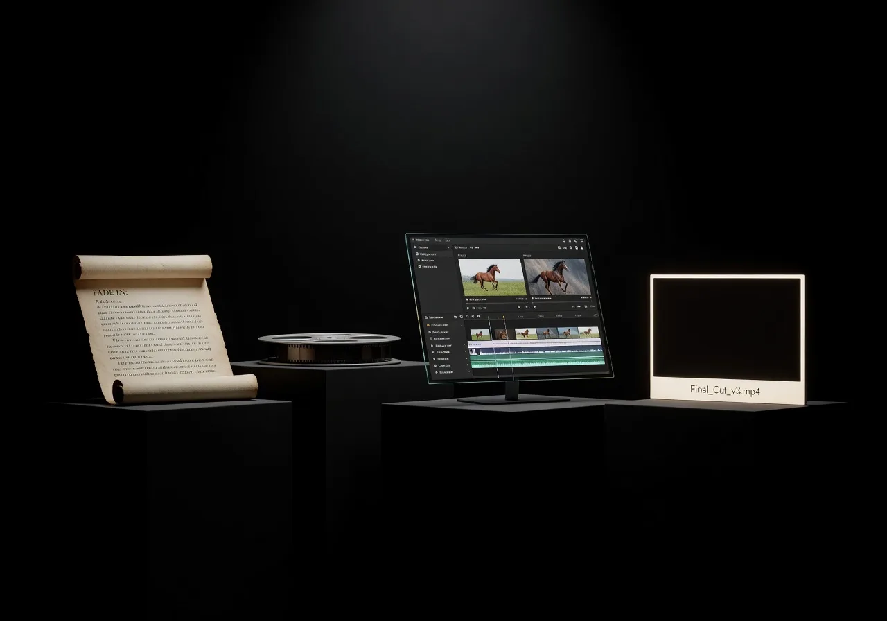 Pipeline de production : du script au montage final Pipeline de production : du script au montage final