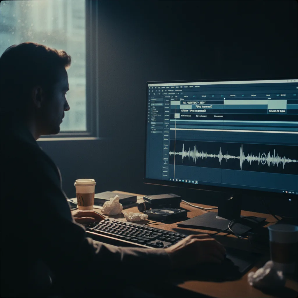 Image corps – Interface CapCut : transcription et segments sous-titres Image corps – Interface CapCut : transcription et segments sous-titres