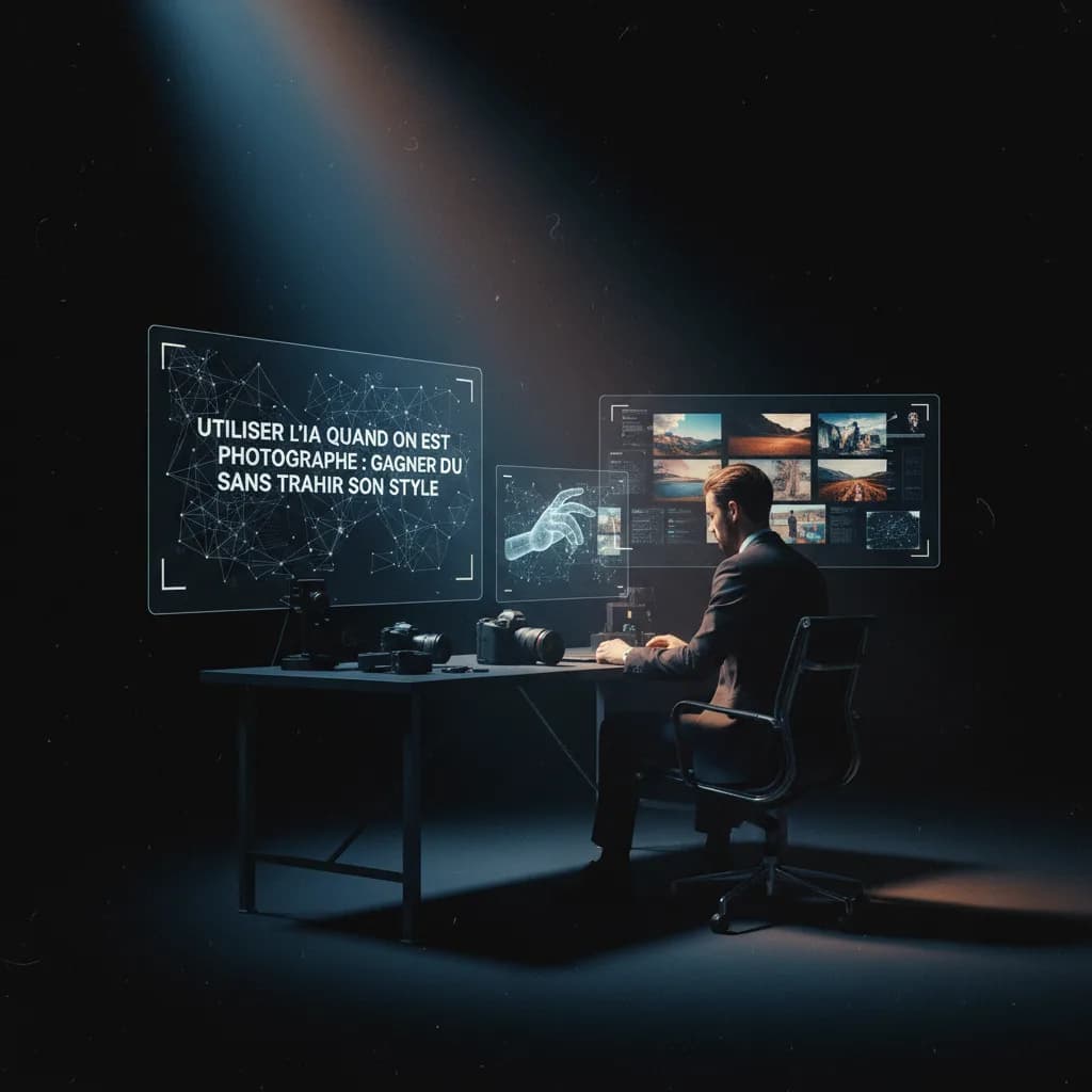 Utiliser l’IA quand on est photographe : gagner du temps sans trahir son style