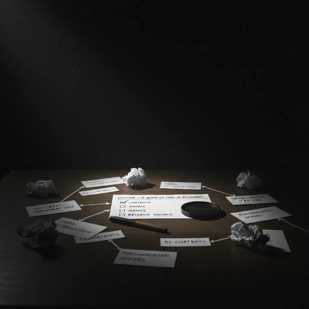 Utiliser l’IA quand on tient un restaurant : contenus, menus, réseaux sociaux workflow Utiliser l’IA quand on tient un restaurant : contenus, menus, réseaux sociaux workflow